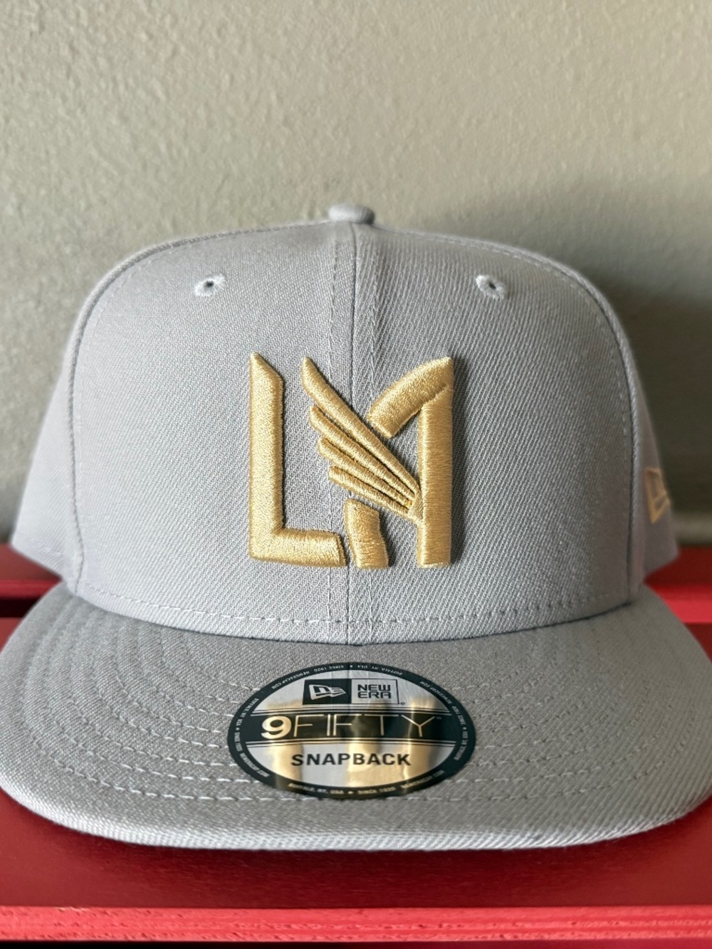 New Era 9Fifty MLS Los Angeles Football Club LAFC Gray Snapback Hat NEW